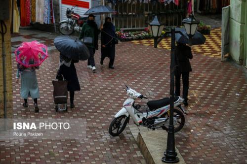 کاهش دما و بارش باران درشمال کشور