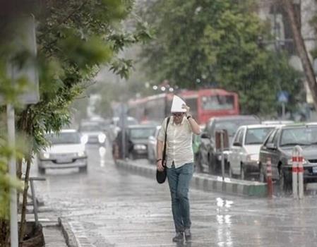 وزش باد و رگبار پراکنده در بعضی از نقاط کشور